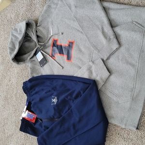 Nike University of Illinois Hoodie & Track Pants NWT